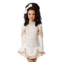 Load image into Gallery viewer, Michaela Long Length Loose Curl Hair Wig for Irish Dancing Competition Main View CorrsIrishShoes.com