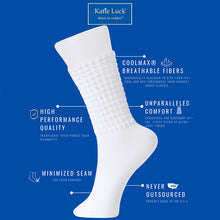 Load image into Gallery viewer, Ankle Length Irish Dance Poodle Socks by Katie Luck