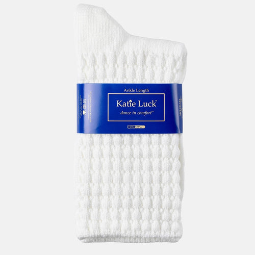 Ankle Length Irish Dance Poodle Socks by Katie Luck