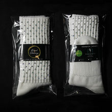 Load image into Gallery viewer, Kathleen&#39;s Sassy Championship Length AB Diamante Poodle Socks