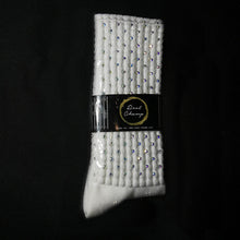Load image into Gallery viewer, Kathleen&#39;s Sassy Championship Length AB Diamante Poodle Socks