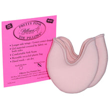 Load image into Gallery viewer, Soft Seam Pink Gel Toe Cushions for Irish Dancing