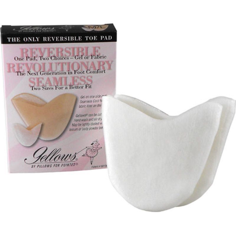 Reversible Gel Toe Pads for Pointe Shoes