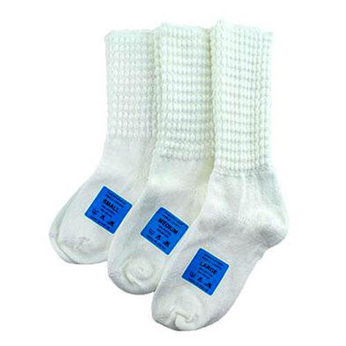 Antonio Pacelli Premium Ankle Length Poodle Socks for Irish Dancing in Ultra White Color on a white background All Sizes CorrsIrishshoes.com