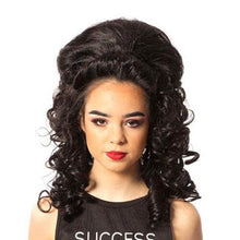 Load image into Gallery viewer, Michaela Long Length Loose Curl Hair Wig for Irish Dancing Competition Front View CorrsIrishShoes.com