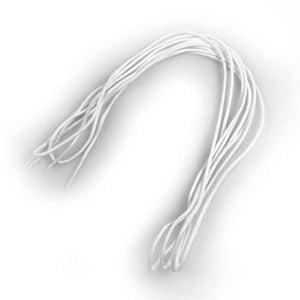 White Round Pump Laces for Irish Dance Shoes Made in Ireland CorrsIrishShoes.com